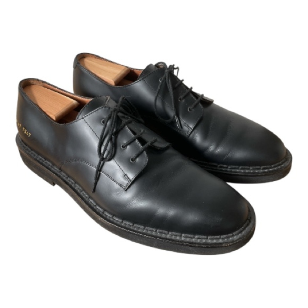 Common Projects Cadet Derby Shoes, Black, Size 43